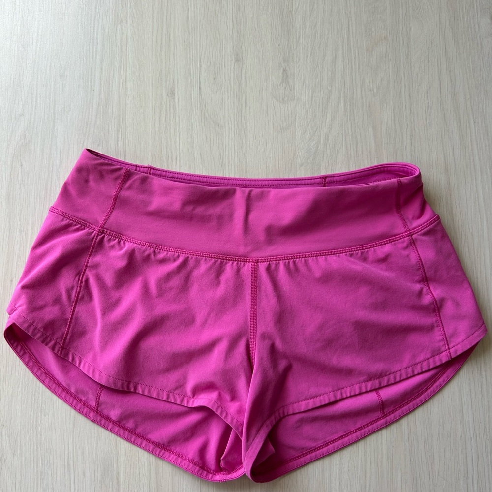 Lululemon Pink Speed-Up High Rise 2.5